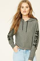 Forever21 Women's  West Coast Graphic Hoodie