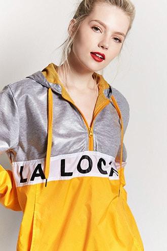 Forever21 La Locals Graphic Anorak