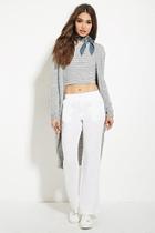 Forever21 Women's  White Wide-leg Pants