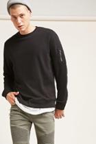Forever21 Utility Pocket Sweatshirt
