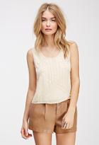 Forever21 Embellished Woven Top