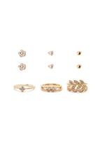 Forever21 Ring & Stud Earring Jewelry Set