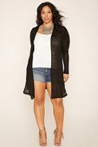 Forever21 Plus Women's  Plus Size Ribbed Knit Cardigan