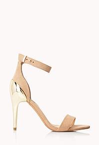 Forever21 Metal Heel Sandals
