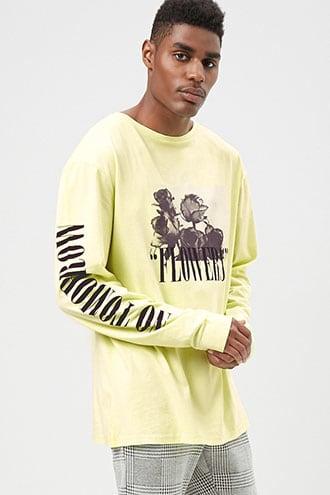Forever21 Corella Flowers Graphic Tee