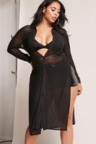 Forever21 Plus Size Chiffon Shirt Dress