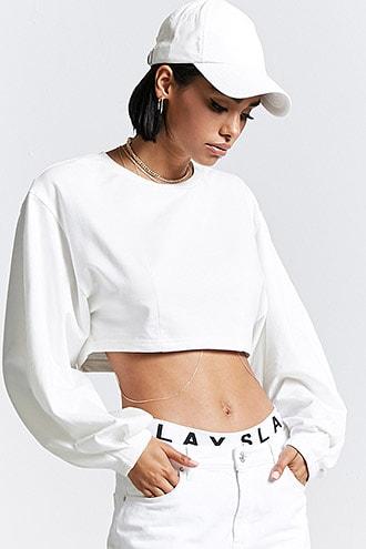 Forever21 Cropped Sweatshirt