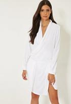 Forever21 Mlm Surplice Wrap-front Dress