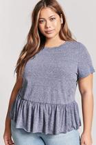 Forever21 Plus Size Slub Knit Drop-waist Tee