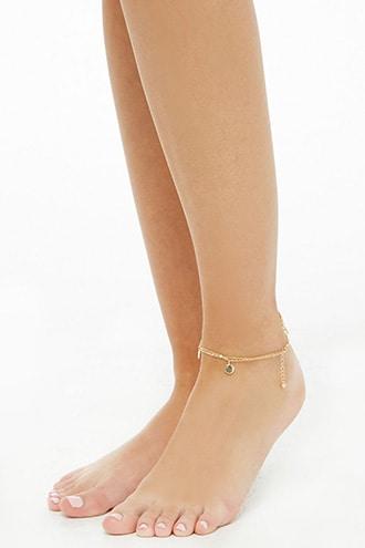 Forever21 Layered Disc Charm Anklet