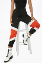 Forever21 Colorblock Drawstring Joggers