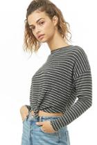 Forever21 Brushed Knotted Top