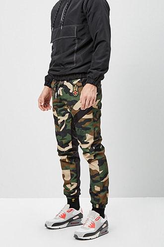 Forever21 Reason Camo Print Wind Pants