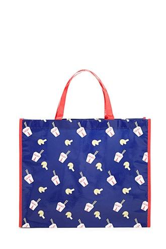 Forever21 Fortune Cookie Print Tote Bag