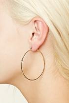 Forever21 Gold High-shine Hoop Earrings