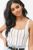 Forever21 Multi-striped Tank Top