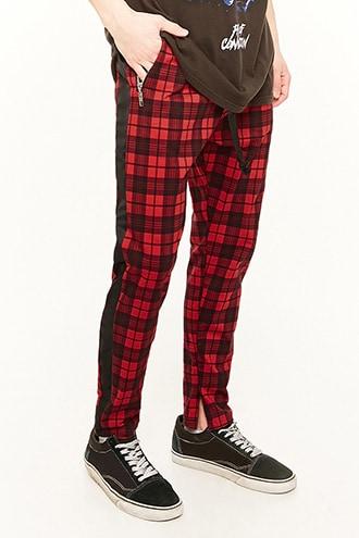 Forever21 American Stitch Plaid Track Pants