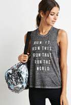Forever21 Run Burnout Athletic Muscle Tee