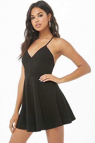 Forever21 Fit & Flare Cami Mini Dress