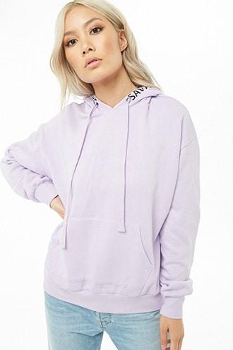 Forever21 Hooded Fleece Pullover