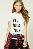 Forever21 Rock Your World Graphic Tee