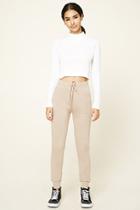 Forever21 Plus Women's  Walnut French Terry Knit Sweatpants