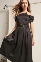 Forever21 Off-the-shoulder Trench Dress