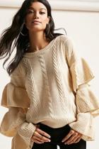 Forever21 Ruffle Sleeve Sweater