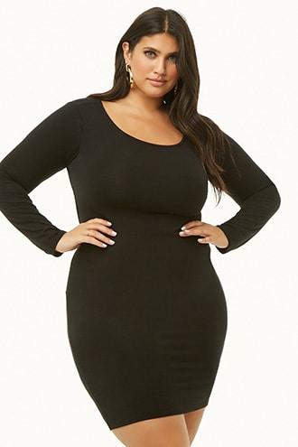 Forever21 Plus Size Cutout Knee-length Dress