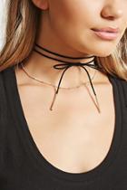 Forever21 Layered Self-tie Choker