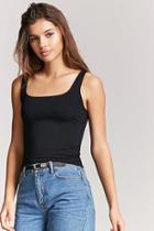 Forever21 Ribbed Scoop Neck Tank Top