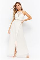 Forever21 Lace Embroidered Prom Dress