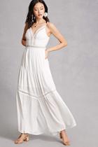 Forever21 Crochet Panel Maxi Dress