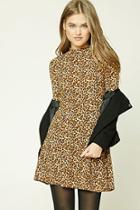 Forever21 Cheetah Print Skater Dress