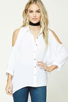 Forever21 Contemporary High-low Hem Shirt