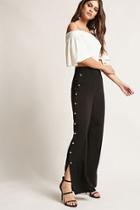 Forever21 Faux Pearl High-rise Pants