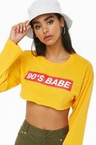 Forever21 90s Baby Graphic Crop Top