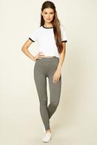 Forever21 Plus Women's  Heathered Knit Leggings