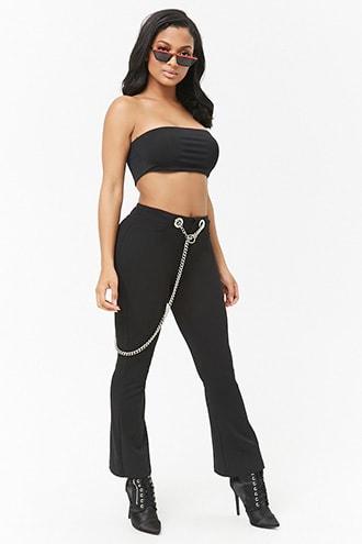 Forever21 Kikiriki Chain Flare Pants
