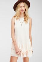 Forever21 Metallic Drop-waist Dress
