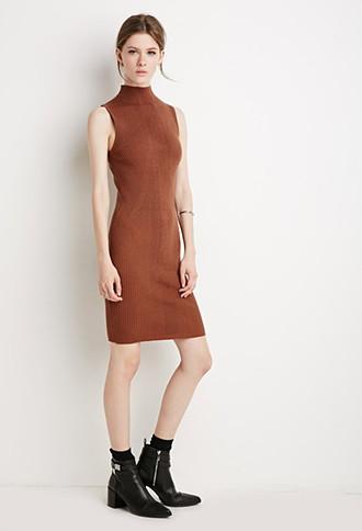 Love21 Women's  Ribbed Knit Bodycon Dress