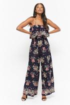 Forever21 Layered Floral Jumpsuit