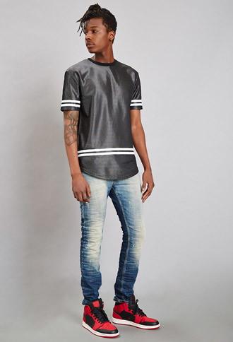 21 Men Reason Crosby Scallop Hem Tee