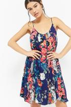 Forever21 Floral Cami Trapeze Dress
