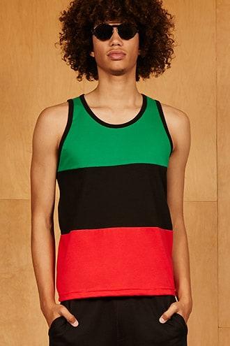 Forever21 Cross Colours Tricolor Tank Top