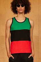 Forever21 Cross Colours Tricolor Tank Top
