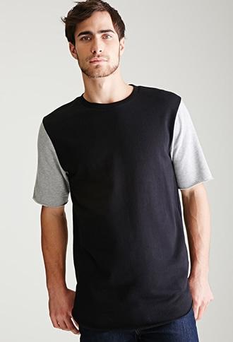 Forever21 Colorblocked Sweatshirt Tee