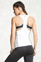 Forever21 Active Mesh Racerback Tank Top