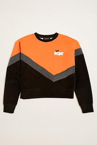 Forever21 Pony Velour Pullover