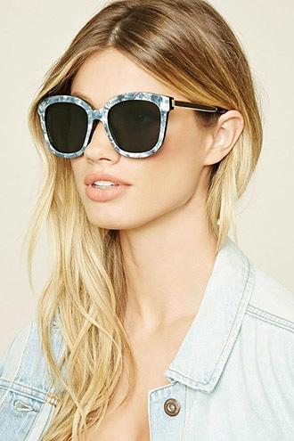 Forever21 Grey Square Sunglasses